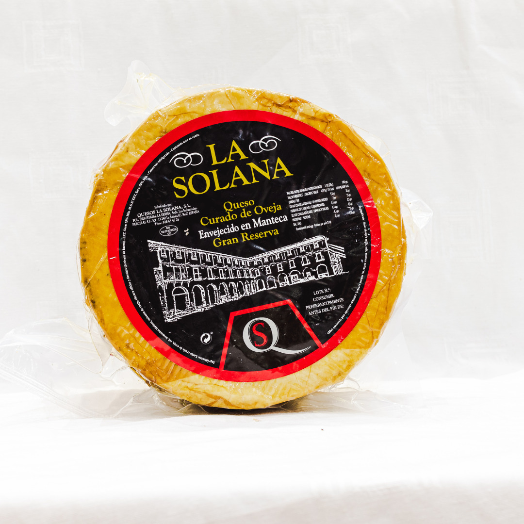 La Solana Queso de Oveja Curado​ - Hijos de Reyes Pérez